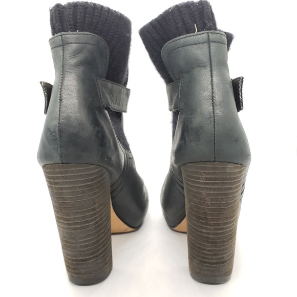 Matt Bernson Rogue Buckled heeled Ankle Booties - Picture 6 of 8